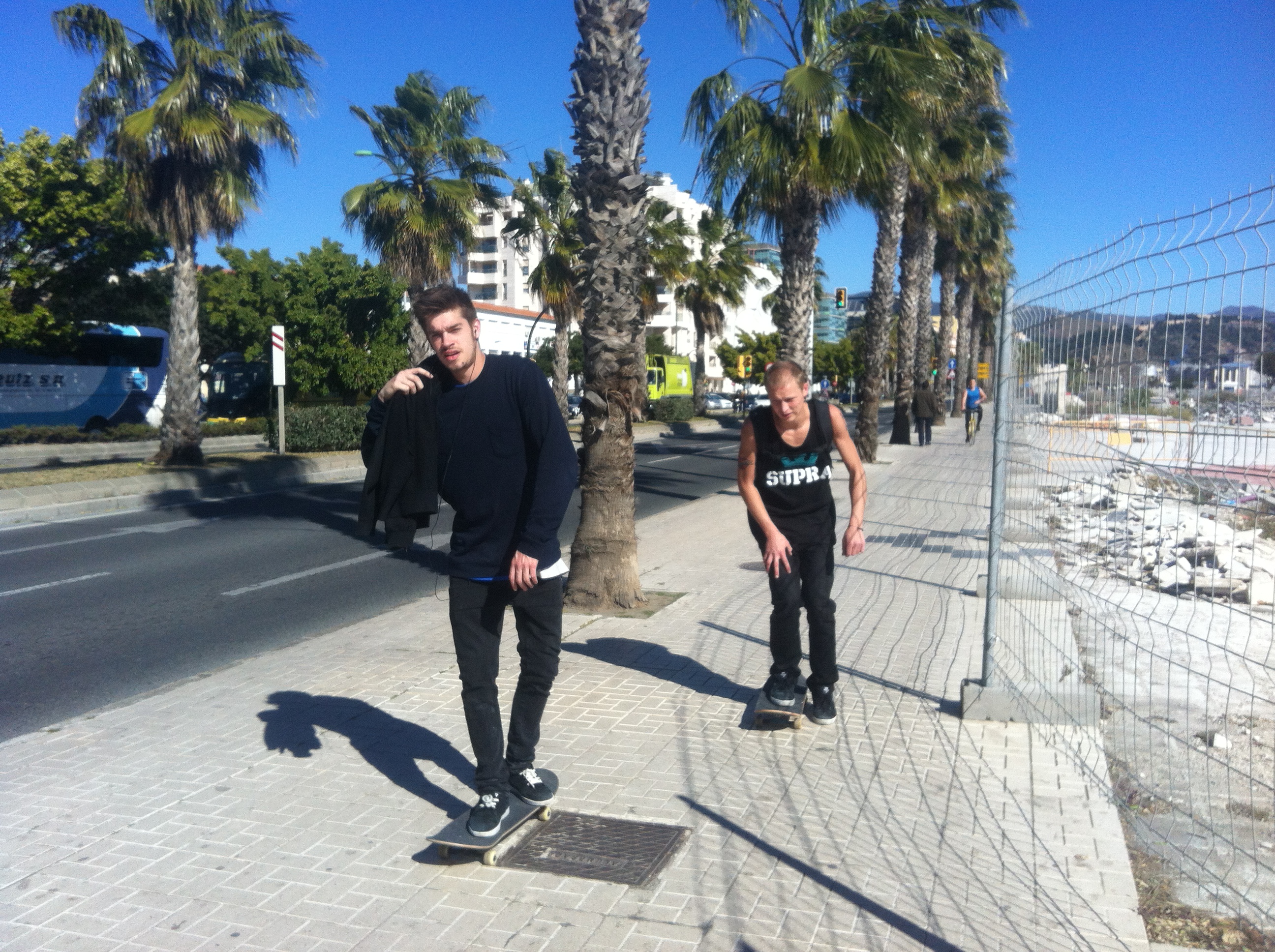 Malaga skateboard trip 2013 Danmark skateboard tur labforum labcph mads christensen bertram kirchert benjamin rubæk