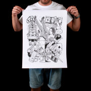REBEL8 - Mans Ruin Poster