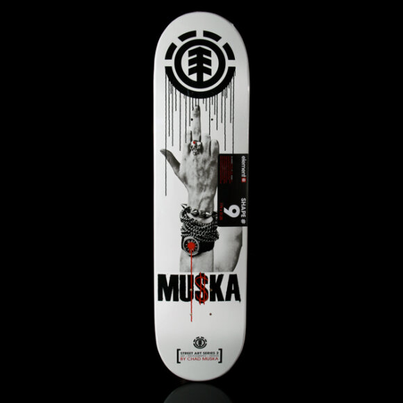 Element - Muska Street Art Skateboard