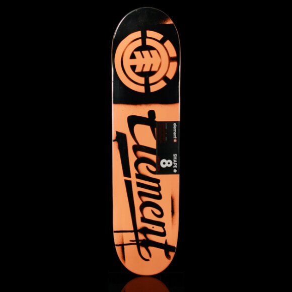 Element - Element - Orange Script Skateboard Element - Element - Orange Script Skateboard