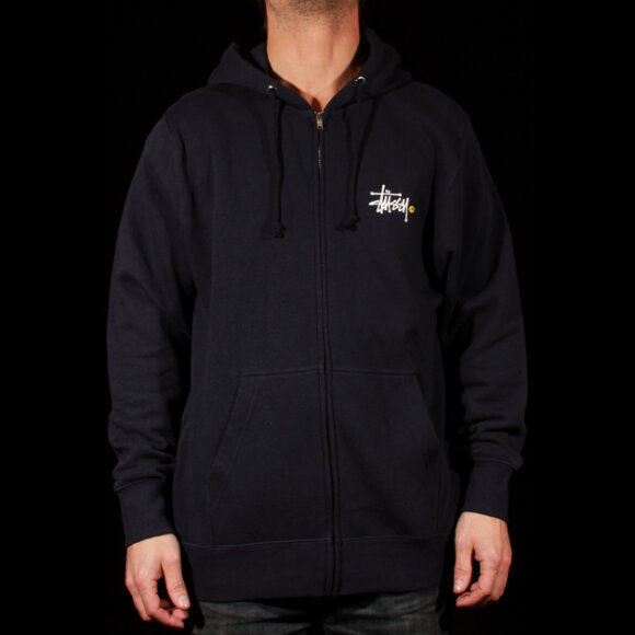 Stüssy - Stüssy Basic Logo Zip Hood Sweatshirt Stüssy - Stüssy Basic Logo Zip Hood Sweatshirt