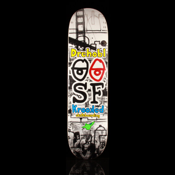 Krooked - Krooked Drehobl SF Eyes Ltd. Skateboard