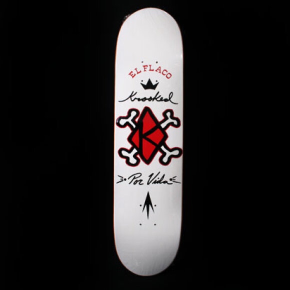 Krooked - Krooked - Diamond 'n Bones Flaco Medium Skateboard