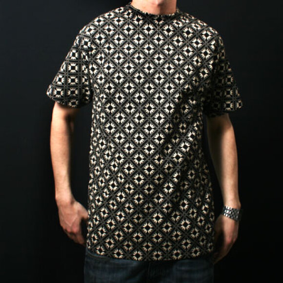 Supra - Supra - Crown Burst Black Tee Supra - Supra - Crown Burst Black Tee