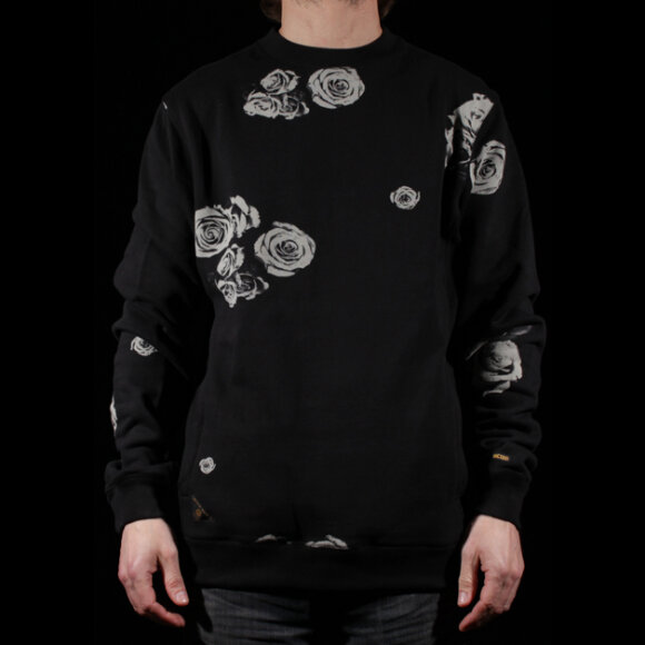10.DEEP - 10.Deep Ghost Roses Crewneck Sweatshirt