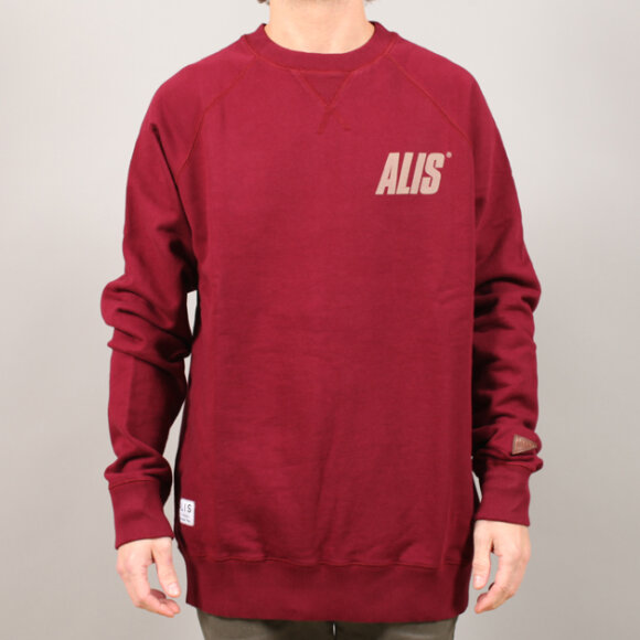 Alis - Alis Letters Heart Crewneck Sweatshirt