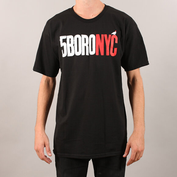 5 Boro - 5Boro Letterpress Logo T-Shirt