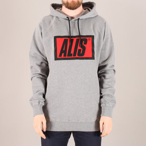 Alis - Alis Box Patch Hooded Sweatshirt