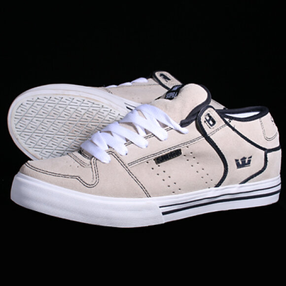 Supra - Supra - Vulk Low (White Suede) sko