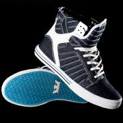 Supra - Supra - Skytop Denim Sko Supra - Supra - Skytop Denim Sko