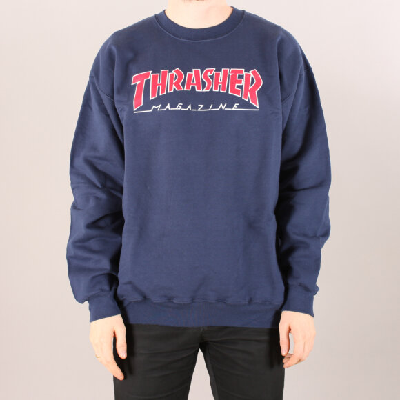 Thrasher - Thrasher Outlined Skate Mag Sweatshirt