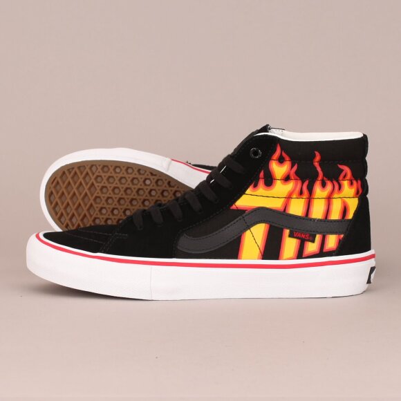 Vans - Vans x Thrasher Flame Sk8 High Sko