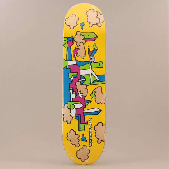 Krooked - Krooked Skycastle Yellow Skateboard