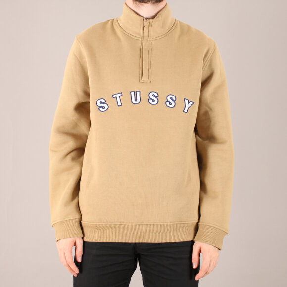 Stüssy - Stüssy Quarter Zip Mock Crewneck