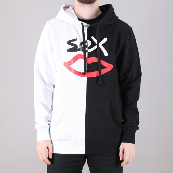 Sex Skateboards - Sex Skateboards Logo Split Hooded Sweatshirt