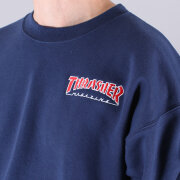 Thrasher - Thrasher Outlined Embroidery Sweatshirt