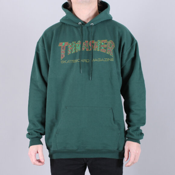 Thrasher - Thrasher Hood Davis Forest Sweatshirt
