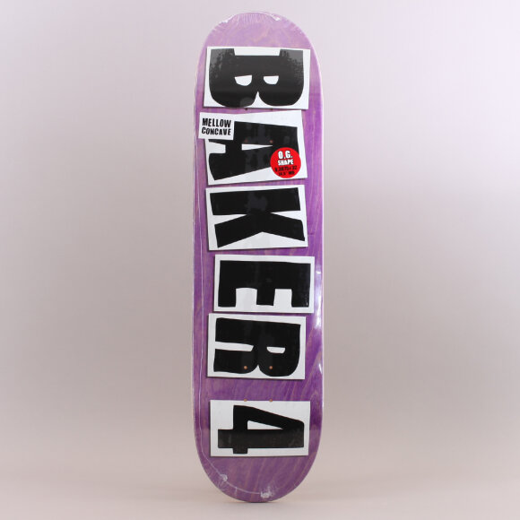 Baker - Baker 4 Black Veneer Skateboard