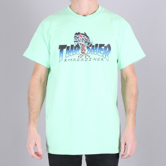Munk stakåndet halskæde Danmarks største udvalg af skateboardss - Køb Thrasher Leopard Mag T-Shirt