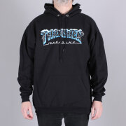 Thrasher - Thrasher Black Ice Hood Sweatshirt