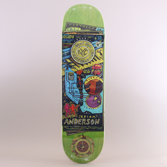 Antihero - Anti Hero Brian Anderson Maps Skateboard