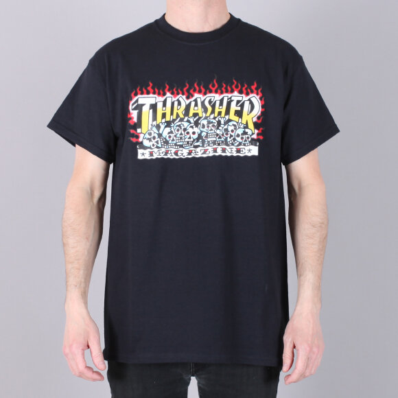 Thrasher - Thrasher Krak Skulls T-Shirt