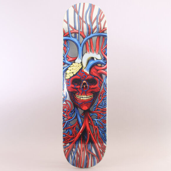 Strange Love - Strange Love Heart Skull Skateboard