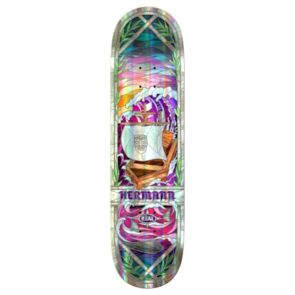 Real - Real Herman Holographic Rainbow Skateboard Real - Real Herman Holographic Rainbow Skateboard