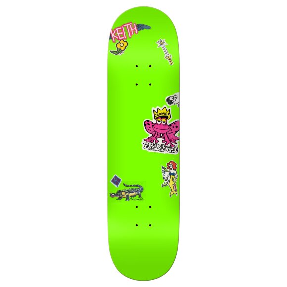 Krooked - Krooked Cromer Neon Sticker Skateboard Krooked - Krooked Cromer Neon Sticker Skateboard