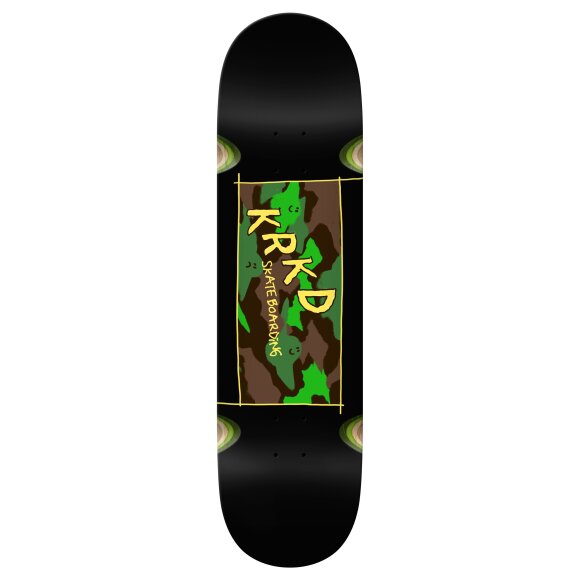 Krooked - Krooked Kamo Wheel Wells 8.25 Skateboard Krooked - Krooked Kamo Wheel Wells 8.25 Skateboard