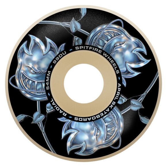 Spitfire - Spitfire x April Radials Formula Four Skateboard Wheels Spitfire - Spitfire x April Radials Formula Four Skateboard Wheels