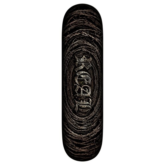 Real - Real Team Barbed Wire Foil Oval Skateboard