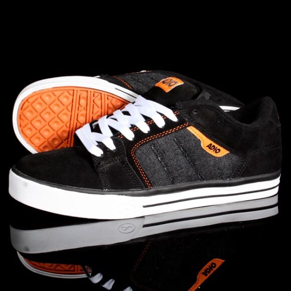 Adio - Adio - Crane (Blk/Wht/Orange) Sko