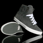 Supra - Supra - Skytop (Grey Suede) Sko