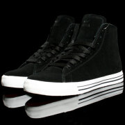 Supra - Thunder Hightop (Black Suede) Sko
