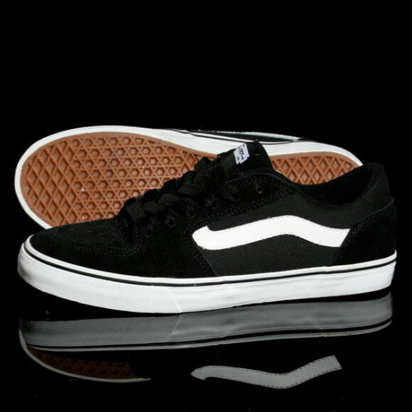 Vans - TNT 4 (Black/White) Sko