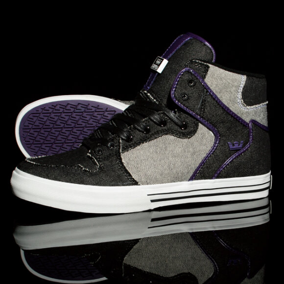 Supra - Vaider (Purple Denim) Sko