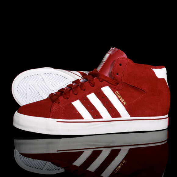 Adidas Skateboarding - Campus Hi (Cardinal/White)