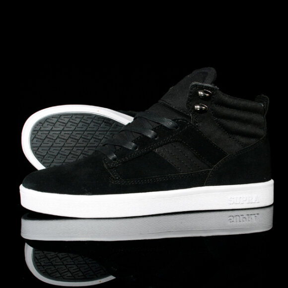 Supra - Bandit Mid (Black Suede)