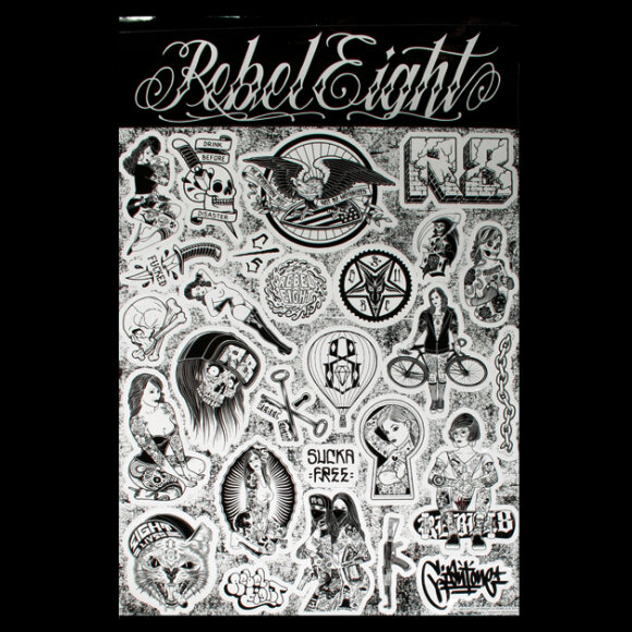 REBEL8 - Sticker Sheet