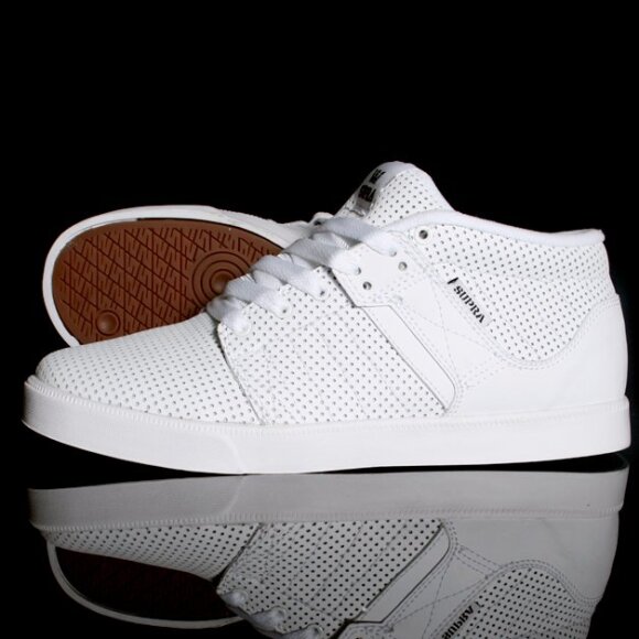 Supra - Supra EE Diablo (White/Perferated) Sko Supra - Supra EE Diablo (White/Perferated) Sko
