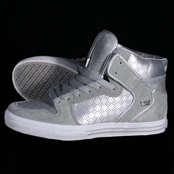 Supra - Vaider High (Silver Suede)