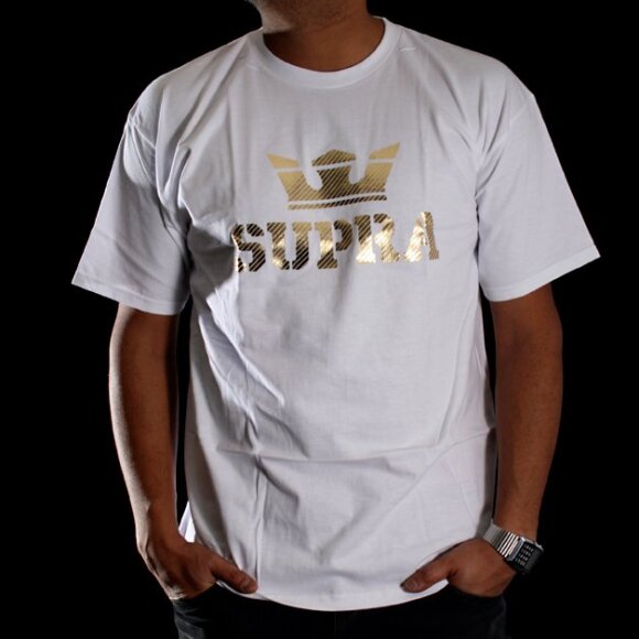 Supra - Above Foil T-Shirt (White/Gold)