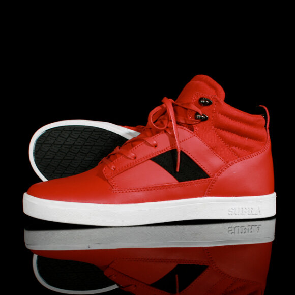 Supra - Bandit Mid (Red Leather)